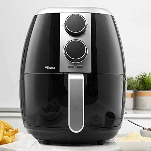  Tristar Heissluftfritteuse/ Crispy Fryer XL mit einstellbarem Thermostat und Timer | ohne Fett - einfach zu reinigen  mit 3,5 Liter Fassungsvermoegen, FR-6989