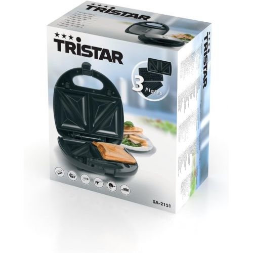  Tristar SA-2151 Kontaktgrill  3-in-1  Auswechselbare Platten