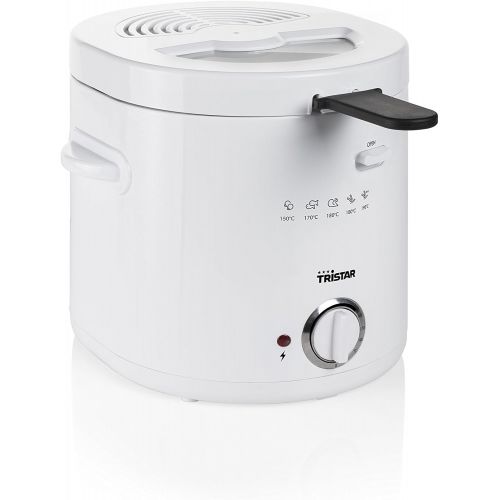  [아마존베스트]Tristar FR-6941 Deep Fryer Thermostat 1.5 L 1000 W White