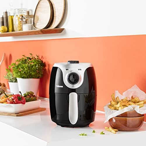  [아마존베스트]Tristar hot air fryer / crispy fryer with adjustable thermostat and timer | without grease-easy to clean - with 2 liter capacity, FR-6980, 2.0 liter