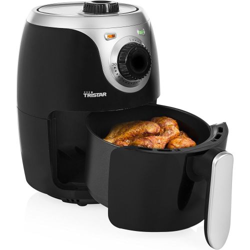  [아마존베스트]Tristar hot air fryer / crispy fryer with adjustable thermostat and timer | without grease-easy to clean - with 2 liter capacity, FR-6980, 2.0 liter