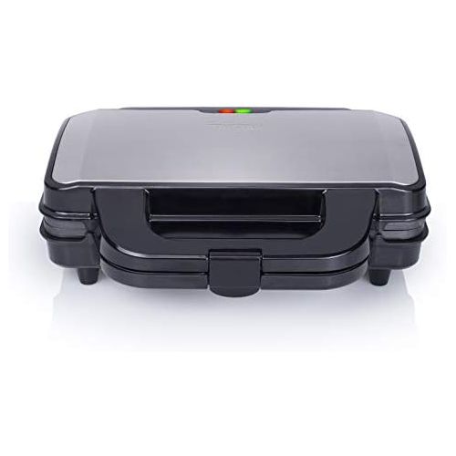  [아마존베스트]Tristar SA-3060 Sandwich Maker - Extra Deep Grill Plates - Two Servings at the same time