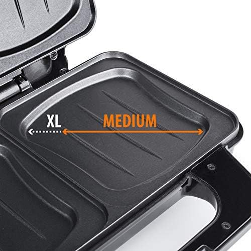  [아마존베스트]Tristar SA-3060 Sandwich Maker - Extra Deep Grill Plates - Two Servings at the same time