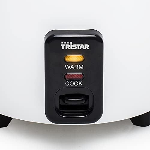  [아마존베스트]Tristar RK Rice Cooker, Boil Dry Protection, 0.6 litres, black, white