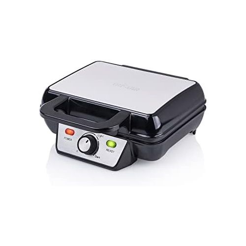  [아마존베스트]Tristar WF-2195 Waffle Iron - Two Waffles Simultaneously - Non Stick