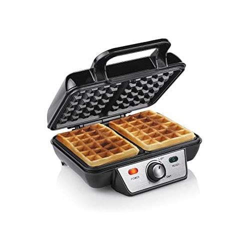  [아마존베스트]Tristar WF-2195 Waffle Iron - Two Waffles Simultaneously - Non Stick