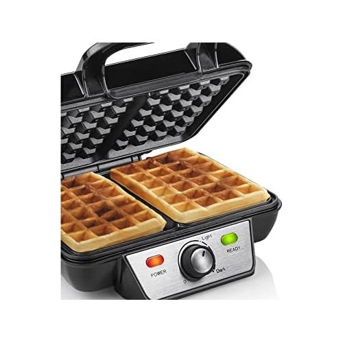  [아마존베스트]Tristar WF-2195 Waffle Iron - Two Waffles Simultaneously - Non Stick