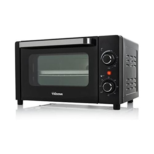  [아마존베스트]Tristar OV-3615 Mini Oven for Grilling, Baking and Toasting, 60 Minute Timer, Capacity 10 Litres, 800 Watt Power, Black