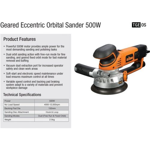  Triton TGEOS Geared Eccentric Orbital Sander