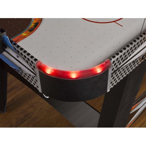  [아마존베스트]Triumph Sports Triumph Fire ‘n Ice LED Light-Up 54” Air Hockey Table Includes 2 LED Hockey Pushers and LED Puck