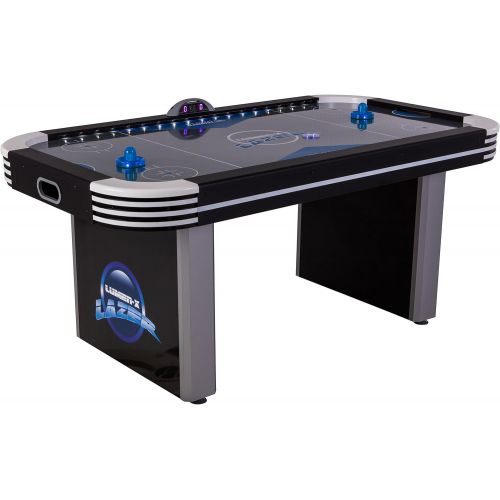  [아마존베스트]Triumph Sports Triumph Lumen-X Lazer 6’ Interactive Air Hockey Table Featuring All-Rail LED Lighting and In-Game Music