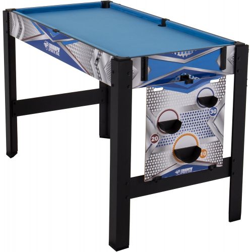  [아마존베스트]Triumph Sports Triumph 13-in-1 Combo Game Table Includes Basketball, Table Tennis, Billiards, Push Hockey, Launch Football, Baseball, Tic-Tac-Toe, and Skee Bean Bag Toss