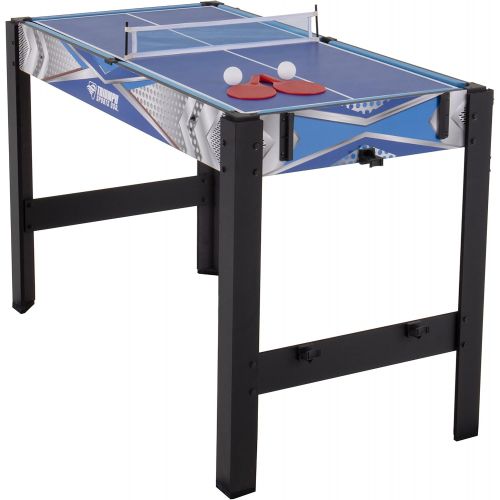  [아마존베스트]Triumph Sports Triumph 13-in-1 Combo Game Table Includes Basketball, Table Tennis, Billiards, Push Hockey, Launch Football, Baseball, Tic-Tac-Toe, and Skee Bean Bag Toss