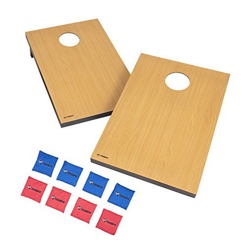  Triumph Sports Triumph Premium 2x3 Cornhole Set - Includes 2 Portable, Scratch Resistant Bag Toss Boards and 8 Cornhole Bags