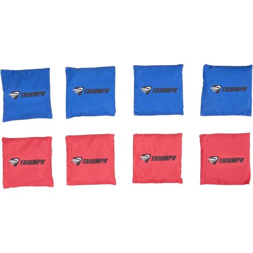  Triumph Sports Triumph Premium 2x3 Cornhole Set - Includes 2 Portable, Scratch Resistant Bag Toss Boards and 8 Cornhole Bags