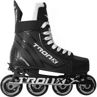 TronX Stryker Adjustable Senior Intermediate Junior Youth Roller Inline Hockey Skates, New for 2024