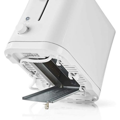  TronicXL Fruehstueck Set 2 Schlitz Toaster mit Kruemelschublade + 1,7L Wasserkocher weiss weiss Fruehstuecks Kit Fruehstuecksset Kueche Kombi Fruehstueckset elektrische Kuechengerate