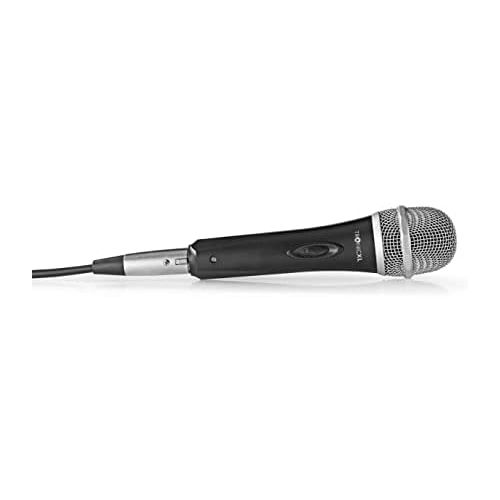  [아마존베스트]TronicXL Microphone Set Dynamic 5 Metre Long Cable Jack Plug 6.35 mm Universal Handheld Microphone Microphone Singing Presentation Stage Karaoke Wedding Vocal Microphone Wired (wit