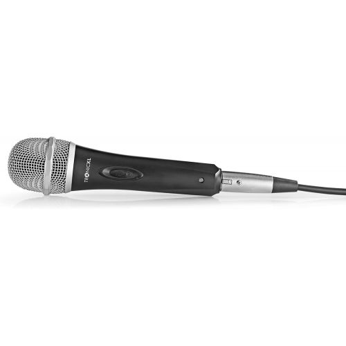  [아마존베스트]TronicXL Microphone Set Dynamic 5 Metre Long Cable Jack Plug 6.35 mm Universal Handheld Microphone Microphone Singing Presentation Stage Karaoke Wedding Vocal Microphone Wired (wit
