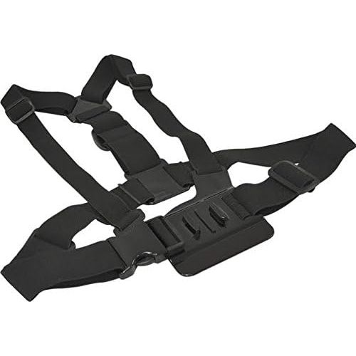  5 Adjustment Point Chest Mount Harness for GoPro HERO1, HERO2, HERO3, HERO3+, HERO4, Black, Silver, and White Editions, HERO6, Fusion & Sessions Cameras and Tronixpro MIcrofiber Cl