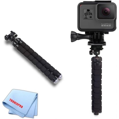  Tronixpro 6.8“ inch Flexible Tripod for GoPro Hero Cameras and Microfiber Cloth