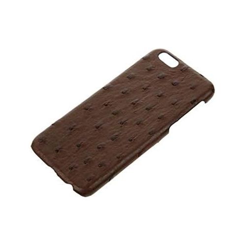  Trop saint Luxury Case For iPhone 8 Plus and 7 Plus (5,5) Hand Made from Genuine Ostrich Leather, Premium Cover by Trop Saint - Brown