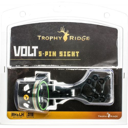  Trophy Ridge Volt 5 Pin Bow Sight, Black