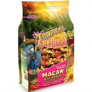 F.M. Browns Tropical Carnival Gourmet Macaw Food Big Bites for Big Beaks, Vitamin-Nutrient Fortified Daily Diet with Probiotics for Digestive Health