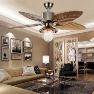 Tropical Fan Tropicalfan Tropical Ceiling Fan Reversible With 5 Palm Leaf Blades Remote Control Yellow 52 Inch For Living Room Bedroom