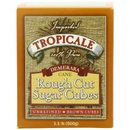 Tropicale Demerara Cane Rough Cut Sugar Cubes, 1.1-Pound Boxes (Pack of 6)