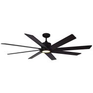 TroposAir Northstar 60-Inch DC Ceiling Fan in Oil Rubbed Bronzel with Integrated LED Light and Remote