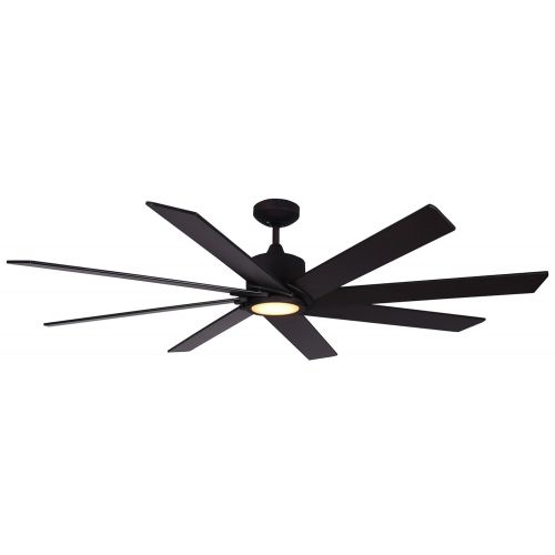  TroposAir Northstar 60-Inch DC Ceiling Fan in Oil Rubbed Bronzel with Integrated LED Light and Remote