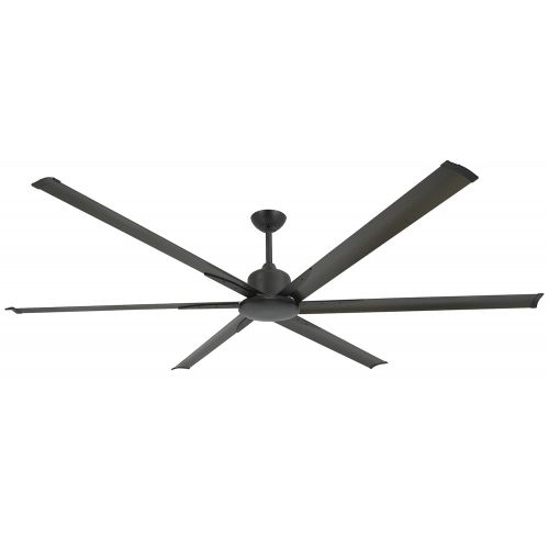 TroposAir by Dans Fan City TroposAir Titan II Oil Rubbed Bronze 84 Large Industrial Ceiling Fan with DC-Motor, Extruded Aluminum Blades and Remote