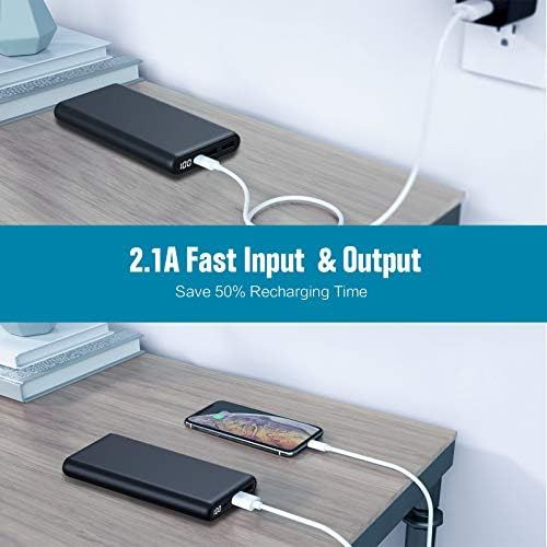  [아마존 핫딜] [아마존핫딜]Trswyop Powerbank 24800mAh Externer Akku, Dual Output Power Pack hohe Kapazitat kompakt Externer Ladegerat mit LED Digitalanzeige Externer Batterie Pack fuer Smartphones, Tablet und