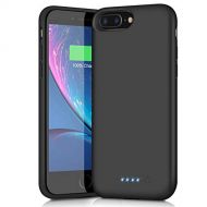 [아마존베스트]Trswyop Battery Case for iPhone 6s Plus/6 Plus/7 Plus/8 Plus,8500mAh Portable Charging Case External Battery Pack for iPhone 6s Plus/6 Plus/7 Plus/8 Plus Rechargeable Charger Case Backup P