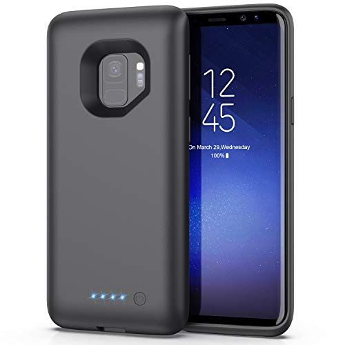  [아마존베스트]TRS Battery Case for Samsung Galaxy S9,[6000mAh] Portable Charging Case External Battery Pack for Samsung Galaxy S9 Rechargeable Charger Case Backup Power Bank(5.8 inch)