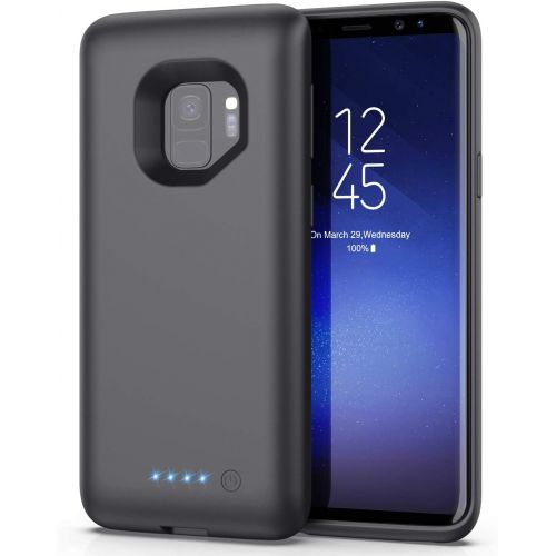  [아마존베스트]TRS Battery Case for Samsung Galaxy S9,[6000mAh] Portable Charging Case External Battery Pack for Samsung Galaxy S9 Rechargeable Charger Case Backup Power Bank(5.8 inch)