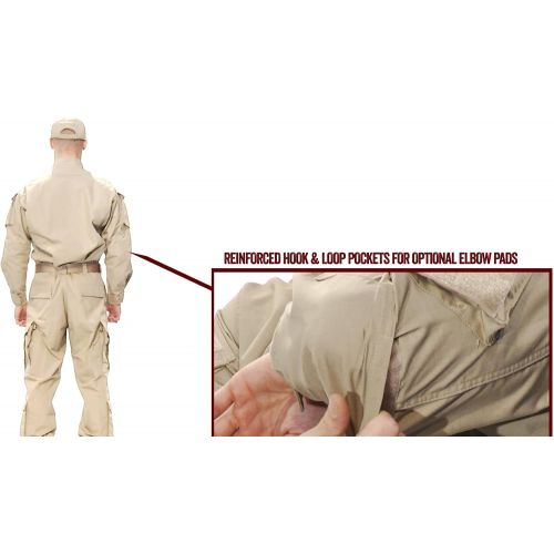  Tru-Spec 1286006 Tactical Response Uniform Shirt, Polyester Cotton Rip-Stop, X-Large Regular