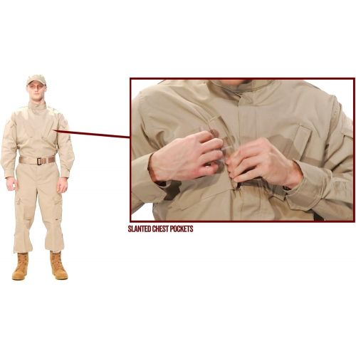  Tru-Spec 1286006 Tactical Response Uniform Shirt, Polyester Cotton Rip-Stop, X-Large Regular