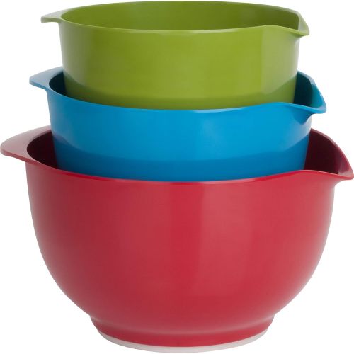  Trudeau Melamine Mixing Bowls, Set of 3: Kitchen & Dining