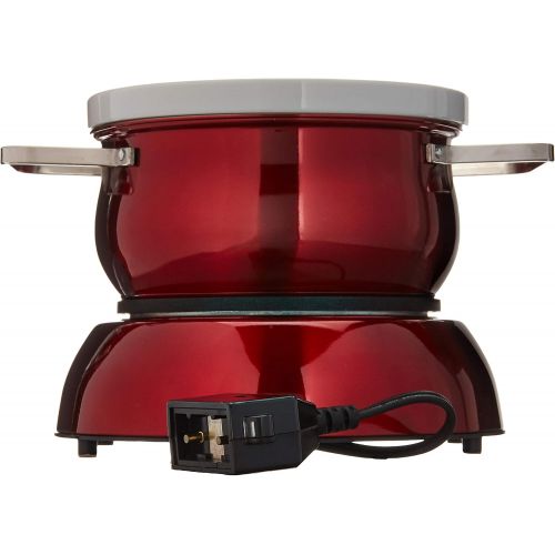  [아마존베스트]Trudeau Electric Scarlet Fondue Pot, 84 oz, Red