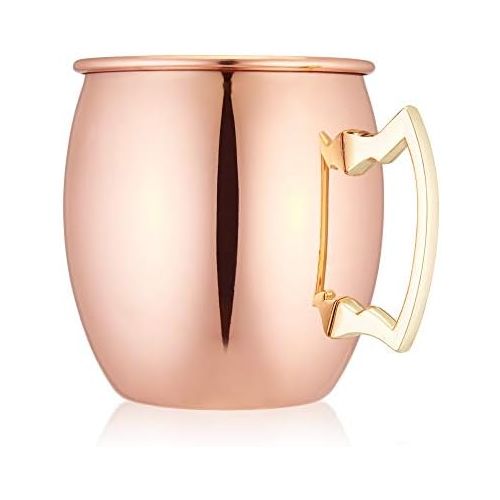  [아마존베스트]True Fabrication Moscow Mule Copper Cocktail Mug, 1 EA, Multicolor