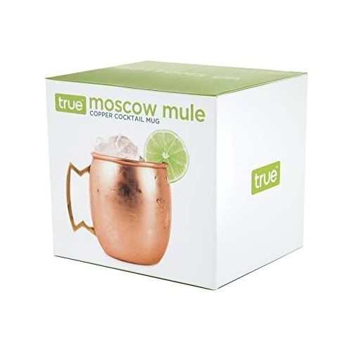  [아마존베스트]True Fabrication Moscow Mule Copper Cocktail Mug, 1 EA, Multicolor