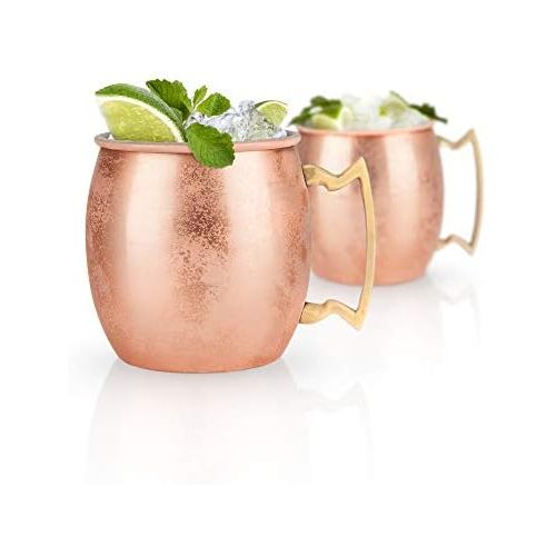  [아마존베스트]True Fabrication Moscow Mule Copper Cocktail Mug, 1 EA, Multicolor