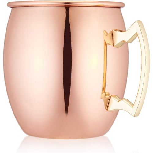  [아마존베스트]True Fabrication Moscow Mule Copper Cocktail Mug, 1 EA, Multicolor