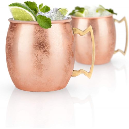  [아마존베스트]True Fabrication Moscow Mule Copper Cocktail Mug, 1 EA, Multicolor