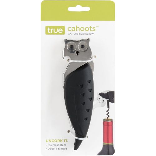  True 7373 Cahoots Owl Waiters Corkscrew, One Size, Multi Colored