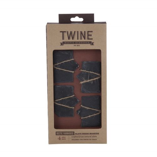  True Fabrications Cheese Tool Set, 2 Pieces Of Chalk Slate Labels Serving Cheese Markers (Sold by Case, Pack of 6)