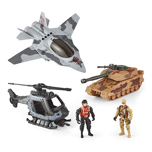  True Heroes Multi Vehicle Military Playset