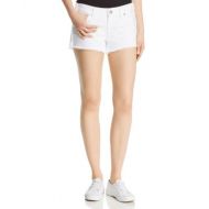 True Religion Keira Fray Denim Shorts in Optic White